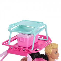 Barbie Mysteries Beach Detectives Plaj Arabası Bebek, Araç ve Aksesuarları- JFV68