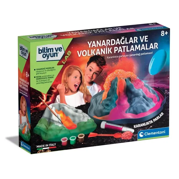 Clementoni Bilim ve Oyun - Yanardağlar ve Volkanik Patlamalar-  64193