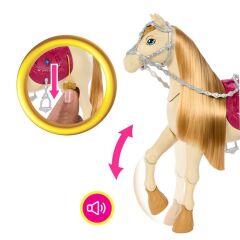 Barbie Great Horse Chase Barbie ve Dansçı Atı-  HXJ42