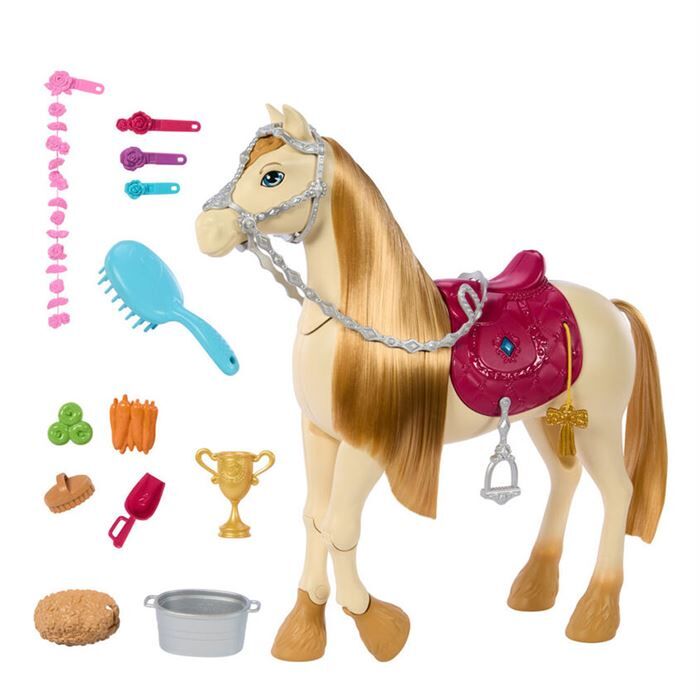 Barbie Great Horse Chase Barbie ve Dansçı Atı-  HXJ42