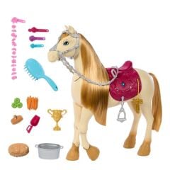 Barbie Great Horse Chase Barbie ve Dansçı Atı-  HXJ42