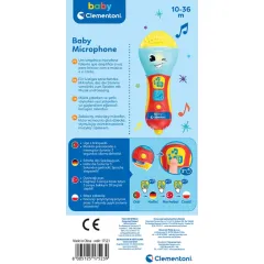 17523 Baby Clementoni - Bebek Mikrofonu 10-36 ay