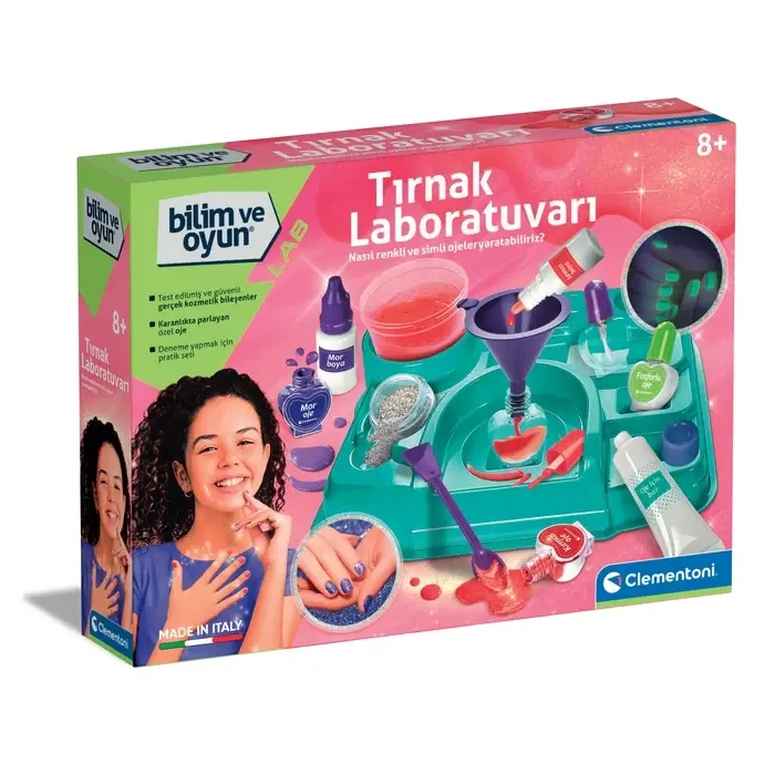 Clementoni Bilim ve Oyun - Tırnak Laboratuvarı-  64471