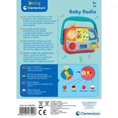 17525 Baby Clementoni - Bebek Radyosu 6+ ay