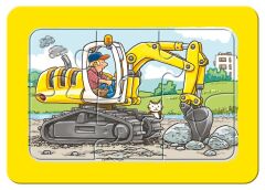 Ravensburger 3x6 Parçalı Çerçeveli Puzzle Araçlar (065738)