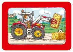 Ravensburger 3x6 Parçalı Çerçeveli Puzzle Araçlar (065738)