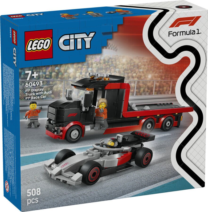 60493 LEGO® City Audi F1® Yarış Arabalı F1® Sergileme Kamyonu