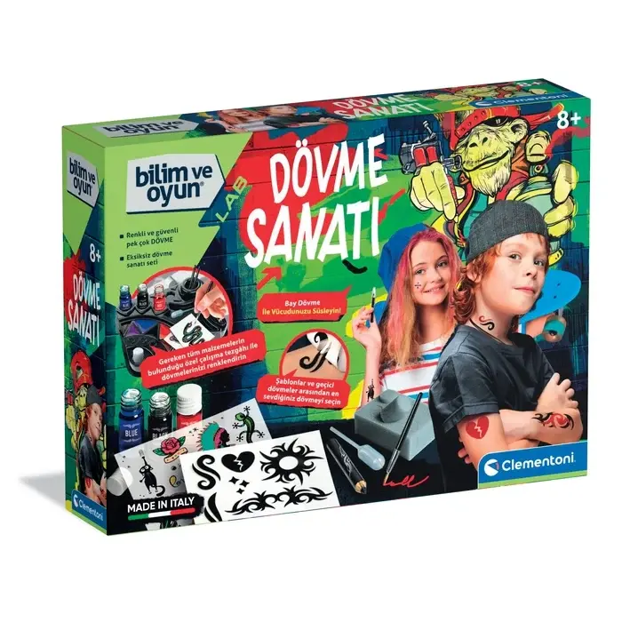 Clementoni Bilim ve Oyun - Dövme Sanatı-  64329