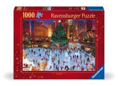 1000 Parça Puzzle Noel Akşamı Buz Pateni (120004202)