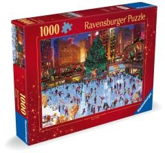 1000 Parça Puzzle Noel Akşamı Buz Pateni (120004202)