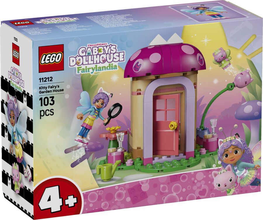 11212 LEGO® Gabby's Dollhouse Peri Kedi’nin Bahçe Evi