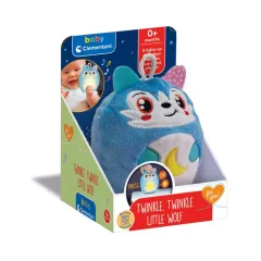 17554 Baby Clementoni - Minik Kurt 0+ ay - Işıklı ve Sesli Pelüş Kurt