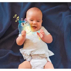 17554 Baby Clementoni - Minik Kurt 0+ ay - Işıklı ve Sesli Pelüş Kurt