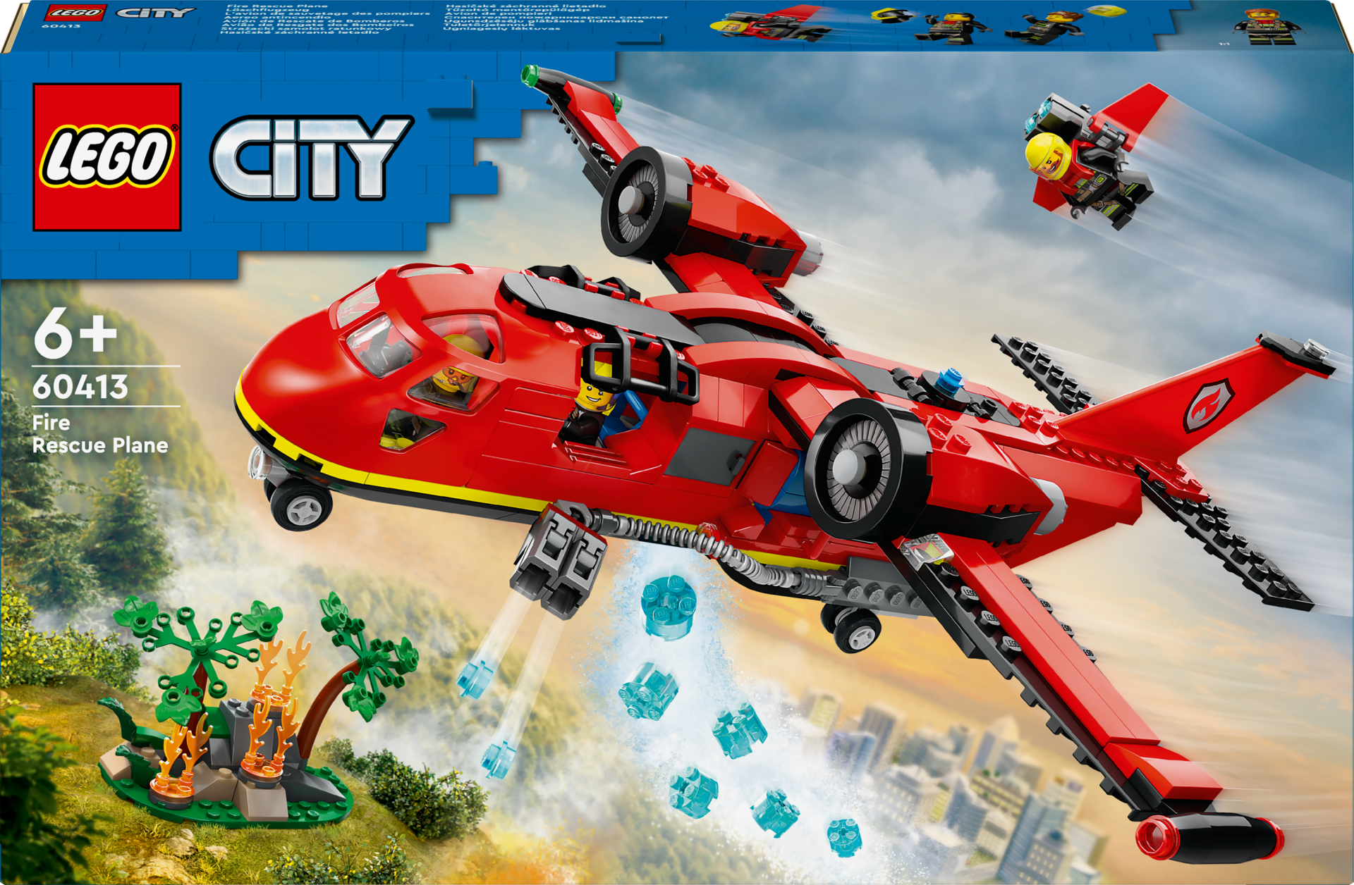 60413 LEGO® City İtfaiye Kurtarma Uçağı