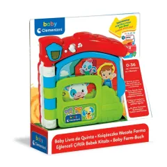 17652 Baby Clementoni - Bebek Kitabı 0-36 ay