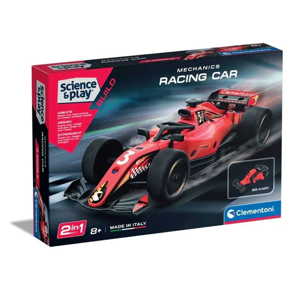 Clementoni Mekanik Laboratuvarı - Racing Cars+8 yaş-  75094TR