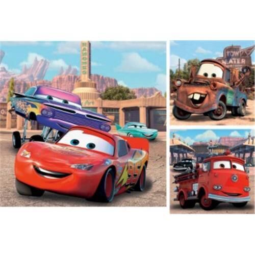 Walt Disney - Cars 2 Yarış - 3 x 49 Parça (092819)