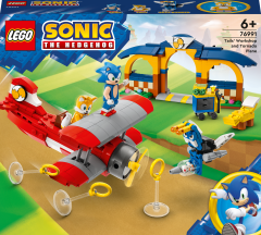 76991 LEGO® Sonic Tails'in Atölyesi ve Tornado Uçağı