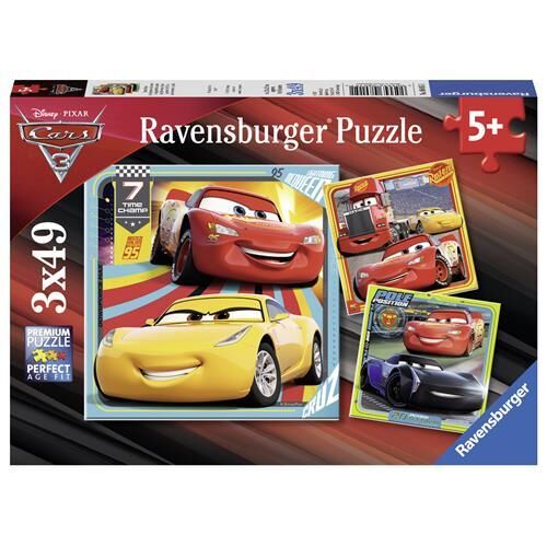 Ravensburger 3x49 Parçalı Puzzle Walt Disney Cars3-080151 (080151)