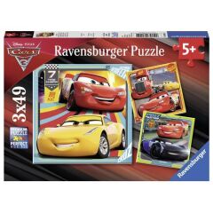 Ravensburger 3x49 Parçalı Puzzle Walt Disney Cars3-080151 (080151)