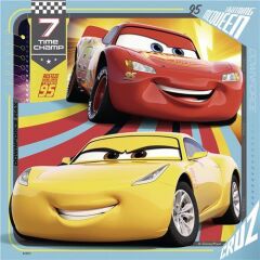 Ravensburger 3x49 Parçalı Puzzle Walt Disney Cars3-080151 (080151)