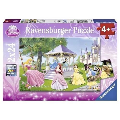 2x24 Parça Puzzle Walt Disney Büyülü Prensesler (088652)