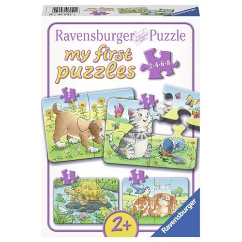 Ravensburger 2/4/6/8 Parçalı Puzzle Hayvanlar (069514)