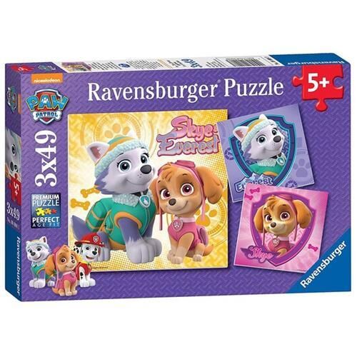 Ravensburger 3x49 Parçalı Puzzle Paw Patrol Skye-080083 (080083)