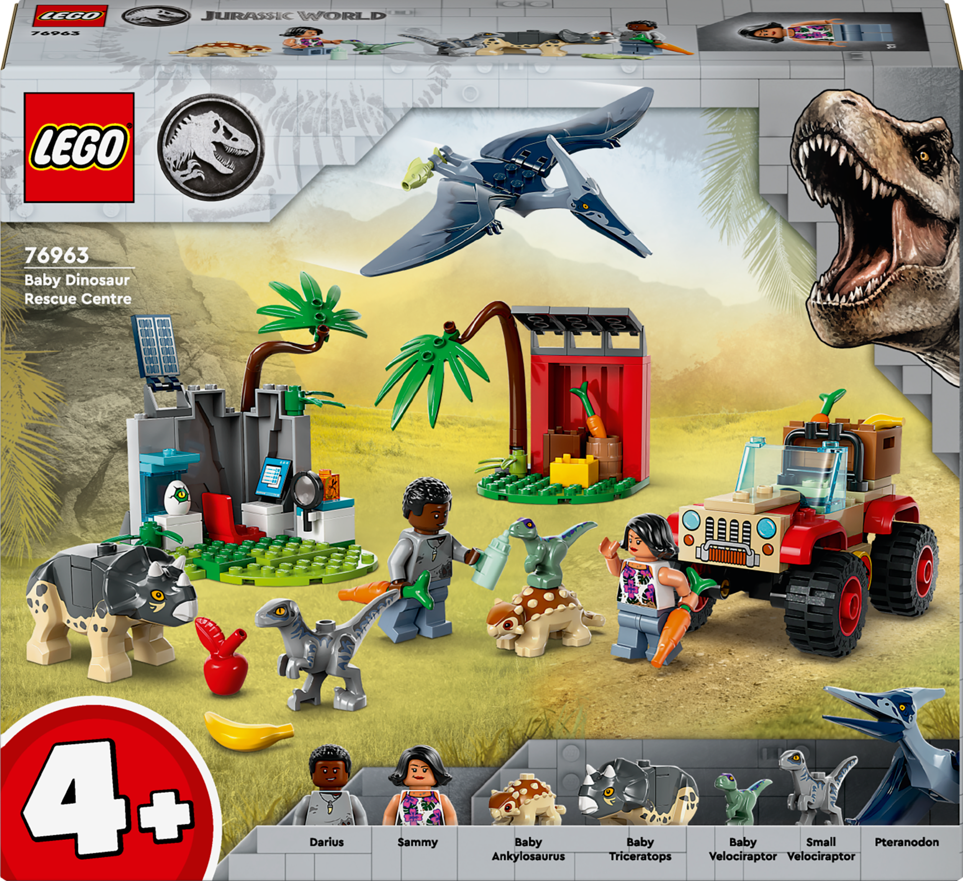 76963 LEGO® Jurassic World Yavru Dinozor Kurtarma Merkezi