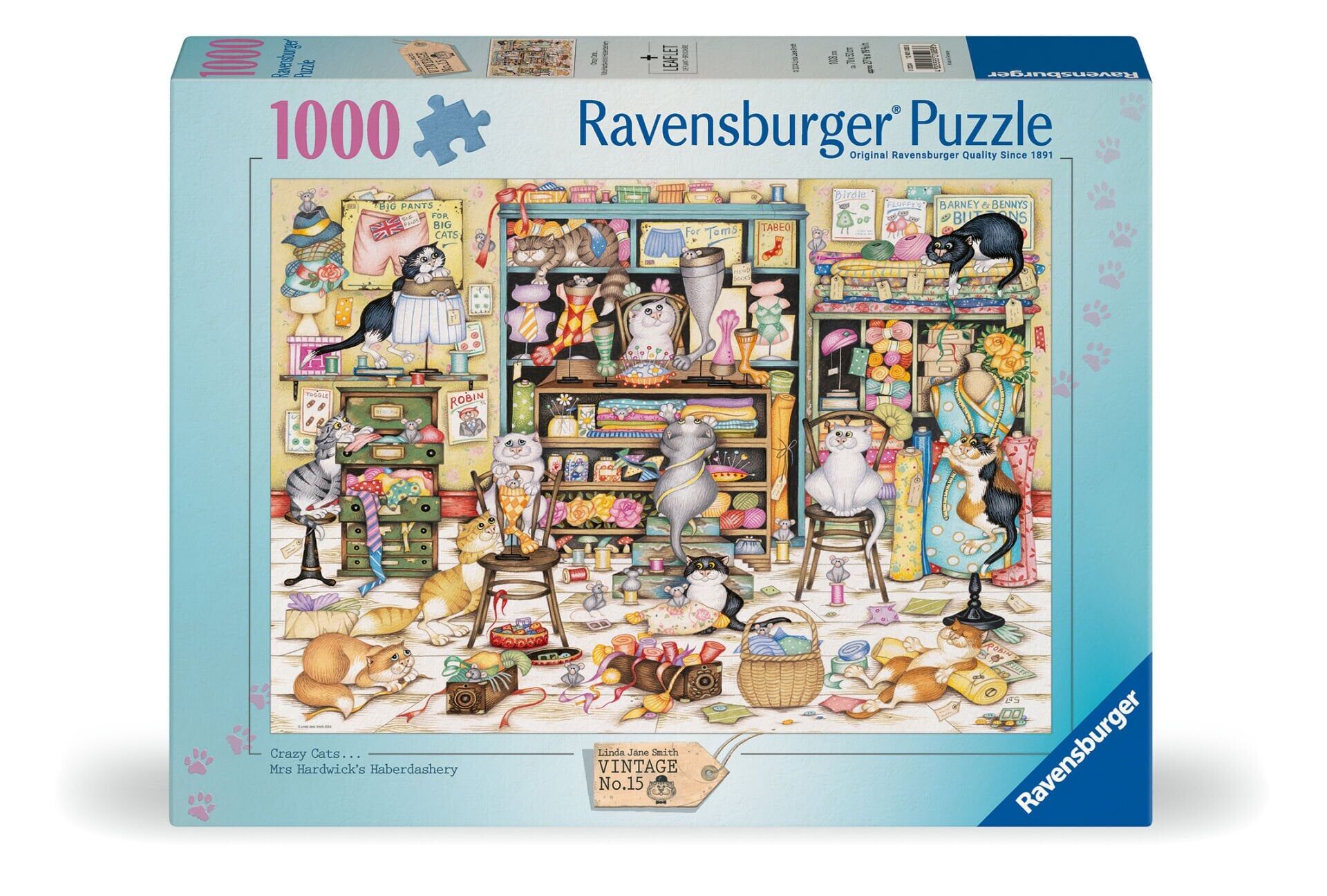 1000 Parça Puzzle Çılgın Kediler (120010838)