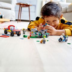 60319 LEGO City İtfaiye Kurtarma Operasyonu ve Polis Takibi