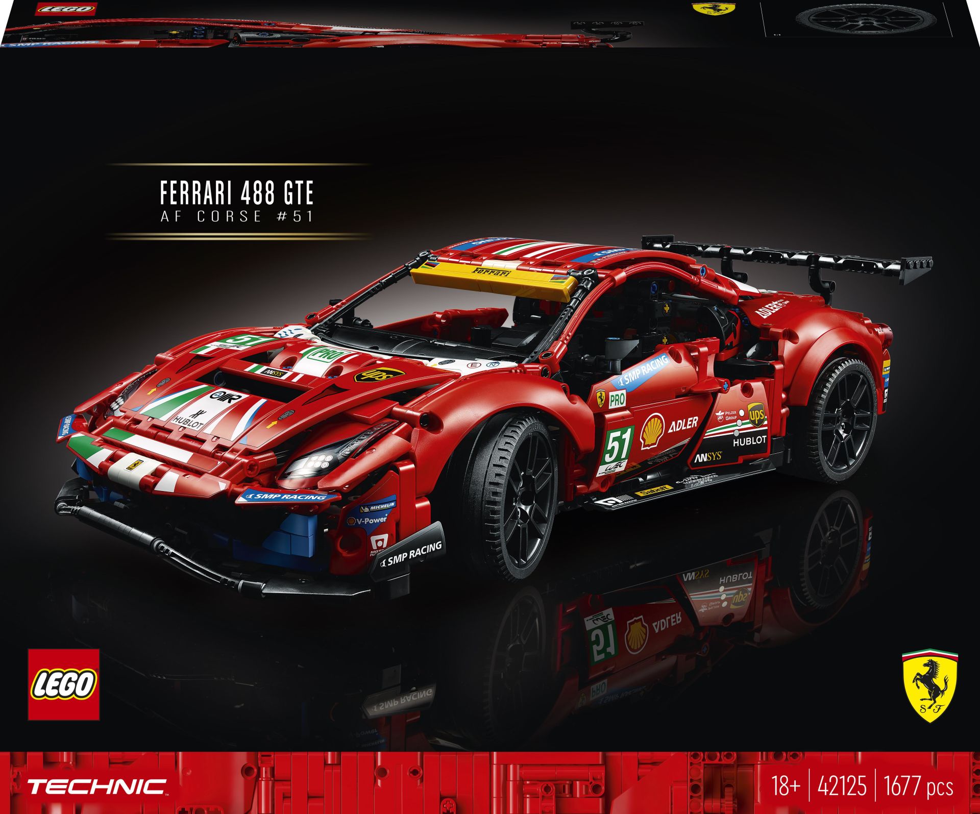 42125 LEGO® Technic Ferrari 488 GTE “AF Corse #51”