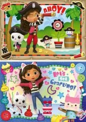 2x24 Parça Puzzle Gabby's Dollhouse (057108)