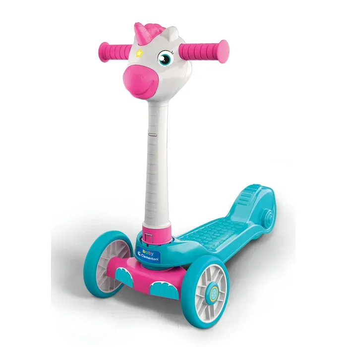 17749 Baby Clementoni - Unicorn Skuter 2-4 yaş - Tek Boynuzlu At Push Scooter