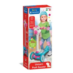 17749 Baby Clementoni - Unicorn Skuter 2-4 yaş - Tek Boynuzlu At Push Scooter