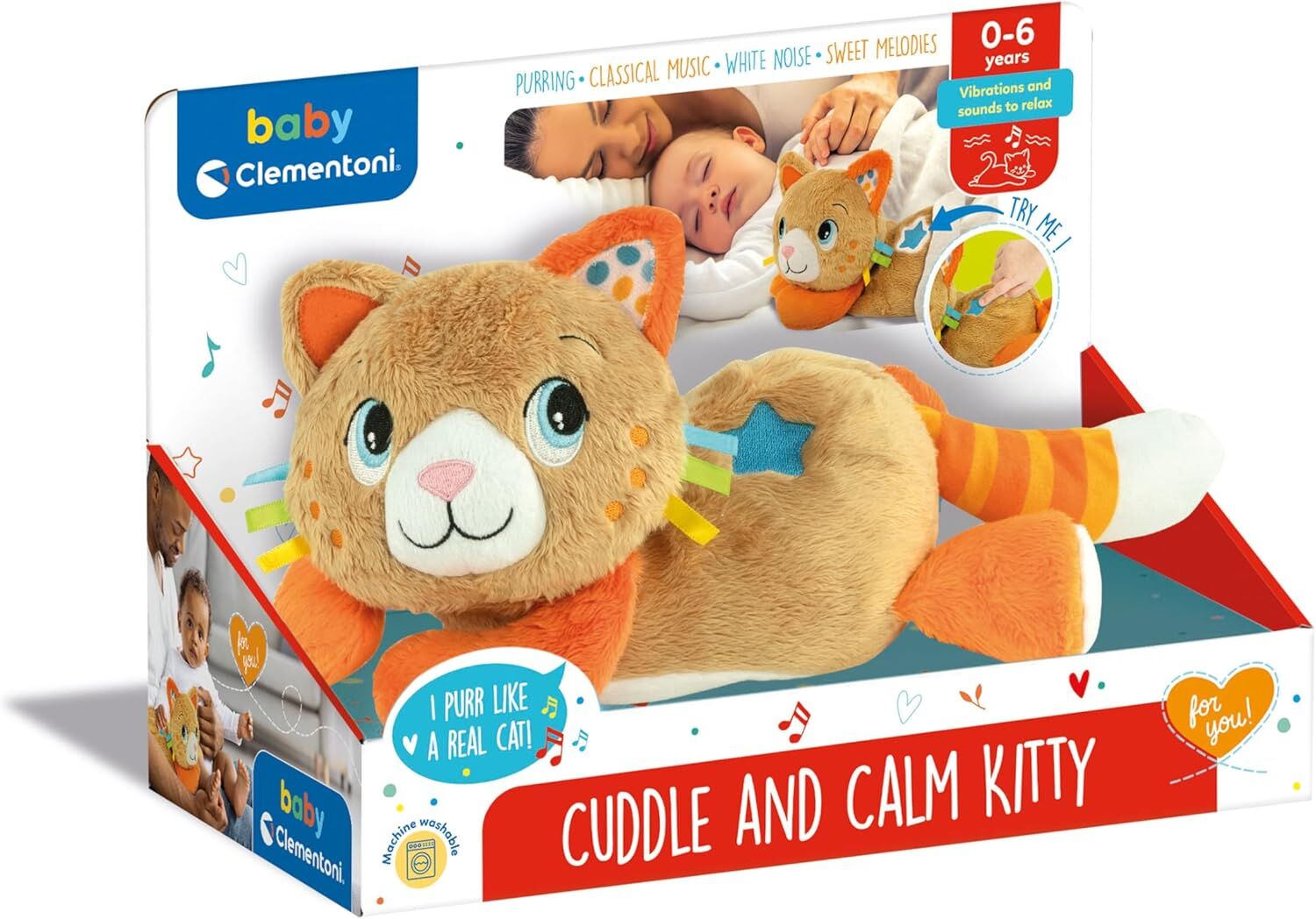 17771 Baby Clementoni - Uyku Arkadaşı Kedicik 0-6 yaş