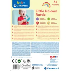 17778 Baby Clementoni - Sevimli Unicorn Çıngırak 3+ ay