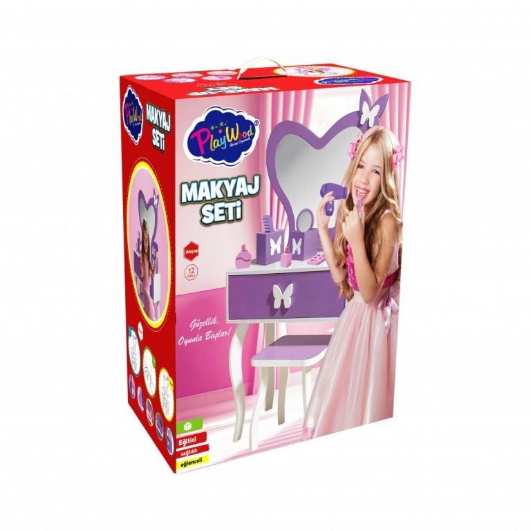 KUTUDA AHŞAP MAKYAJ SETİ ONY-413