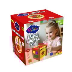 KUTUDA AHŞAP EĞİTİCİ BUL- TAK KÜP ONY-411