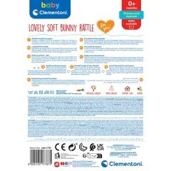 17787 Baby Clementoni - Sevimli Tavşan Çıngırak 0+ ay