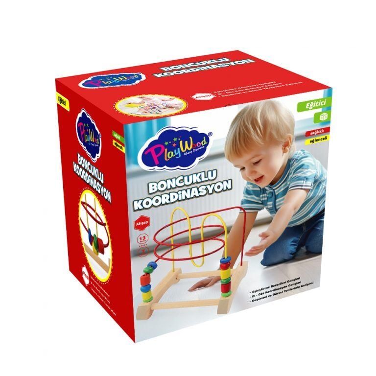 KUTUDA AHŞAP BONCUKLU KOORDİNASYON ONY-410