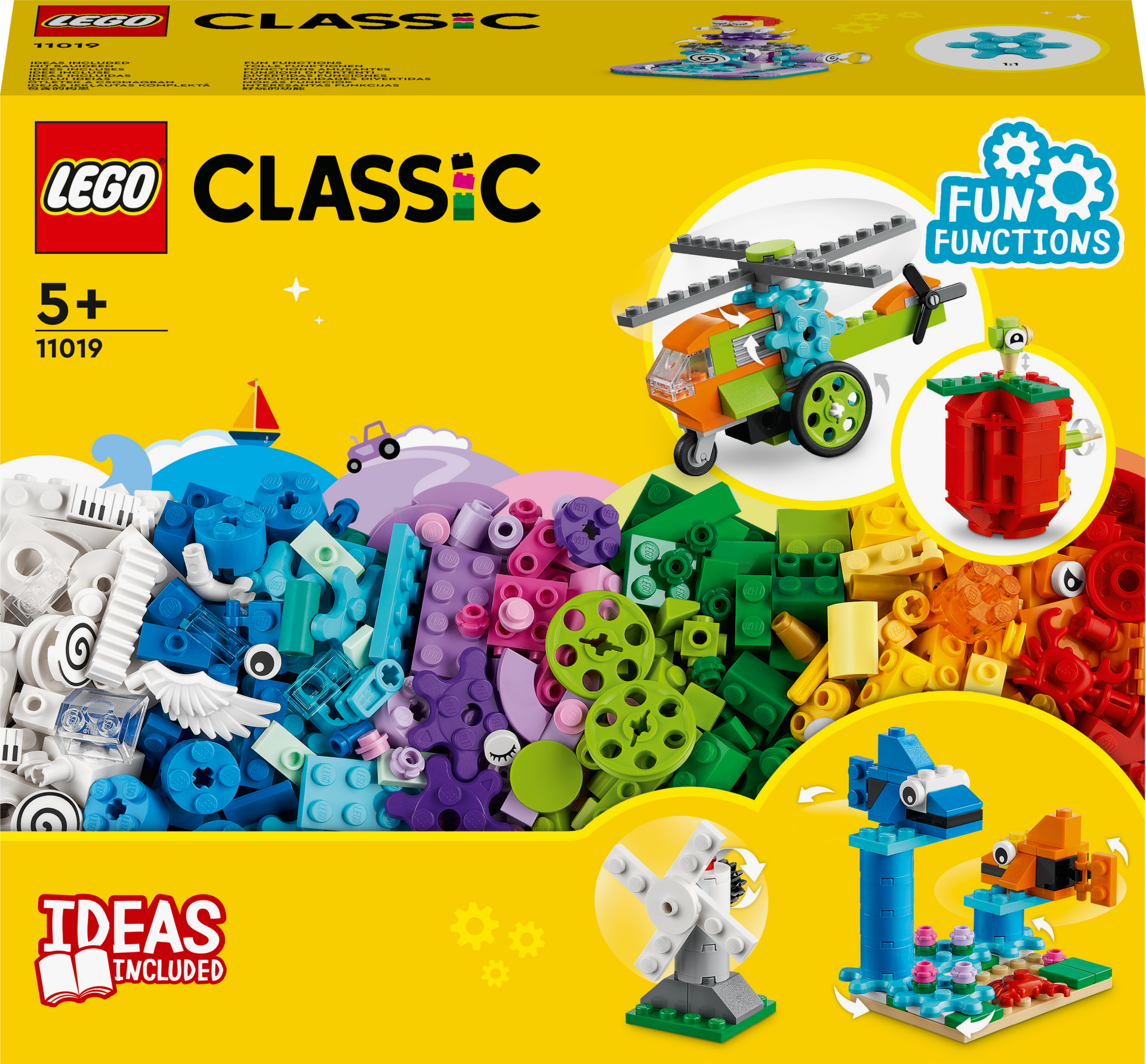 11019 LEGO Classic Yapım Parçaları ve Fonksiyonlar