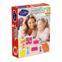 KUTUDA AHŞAP MİNYATÜR EV EŞYALARI SETİ ONY-407