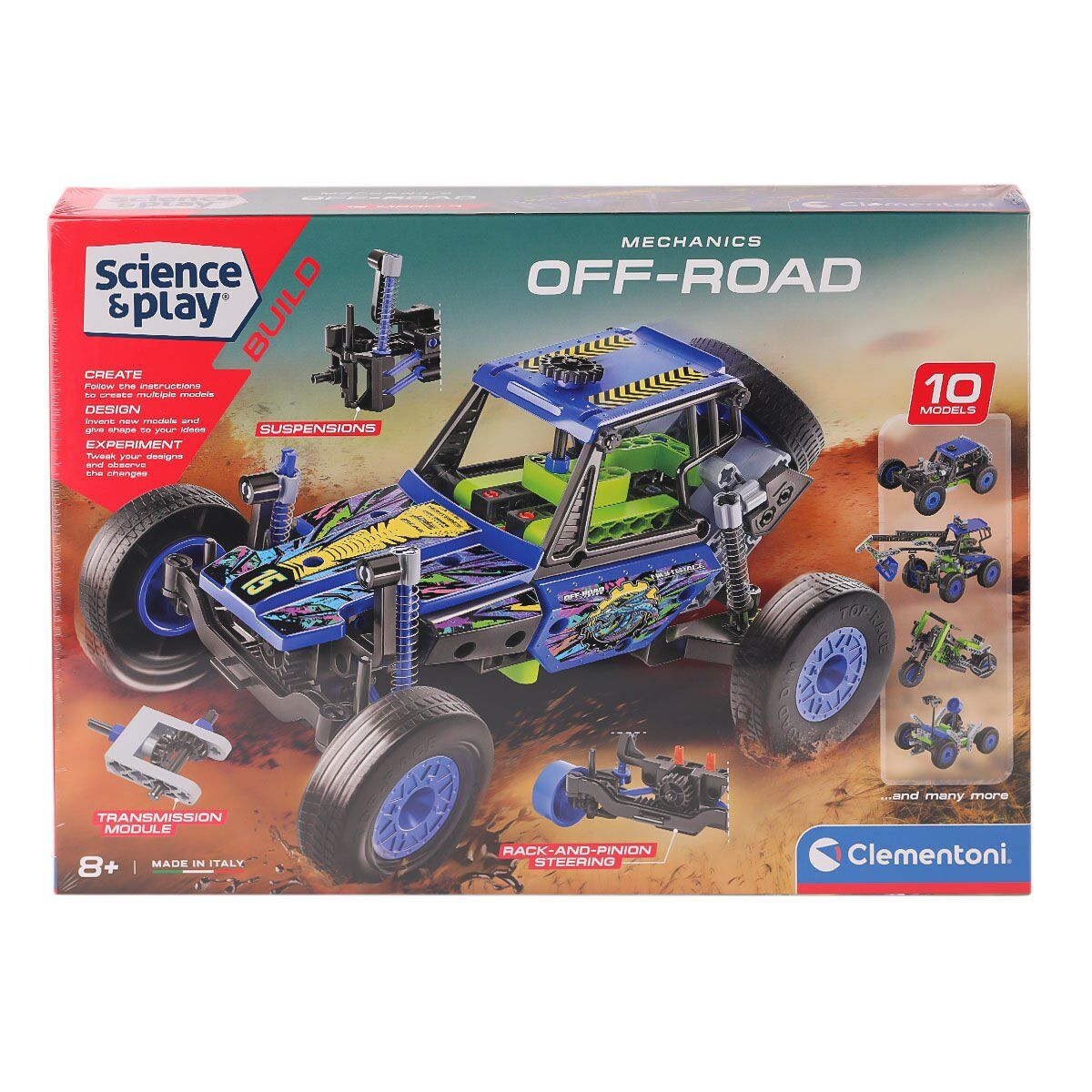 Clementoni Mekanik Laboratuvarı - Arazi Aracı +8 yaş-  75112TR
