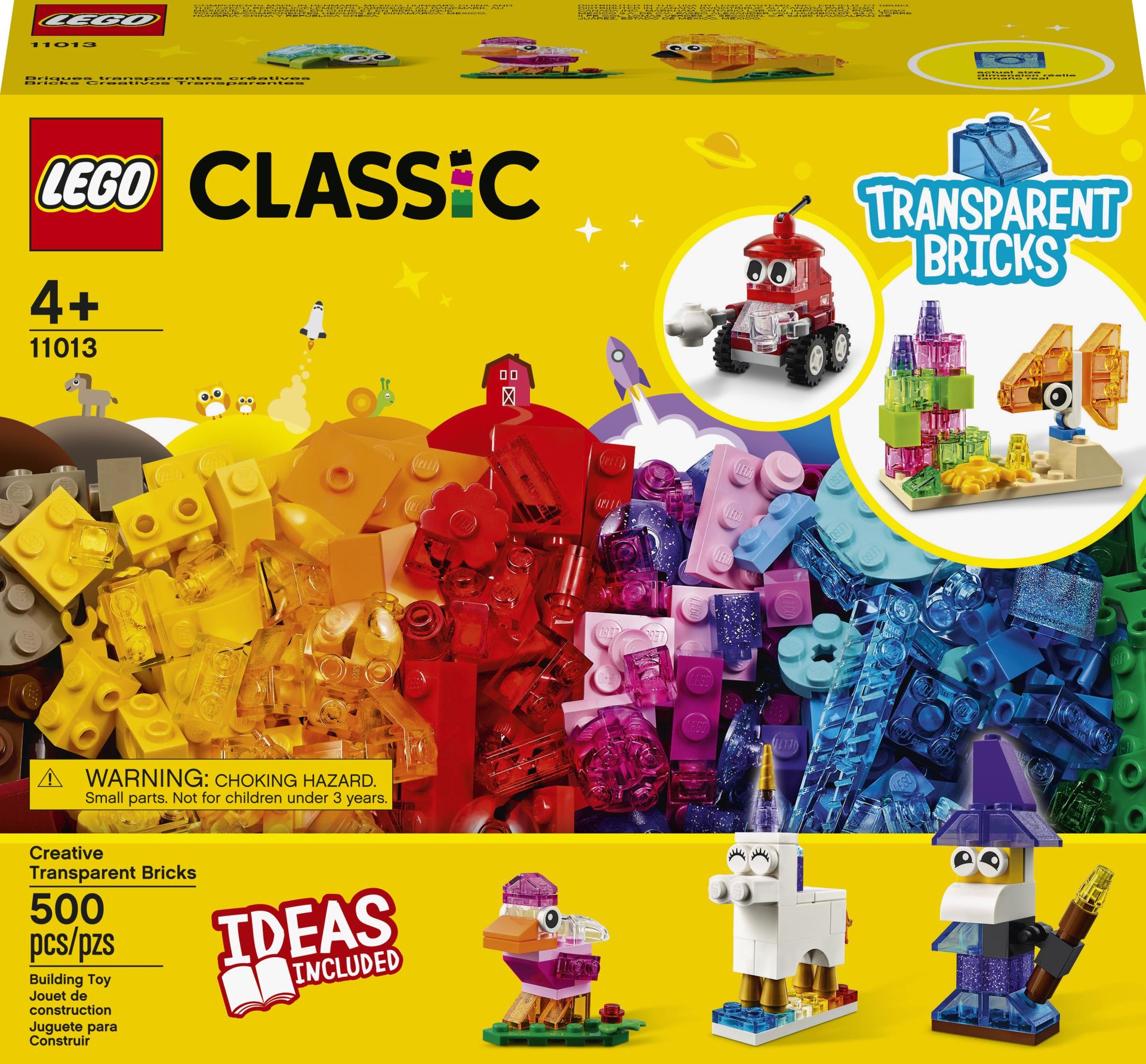 11013 LEGO Classic Yaratıcı Şeffaf Yapım Parçaları