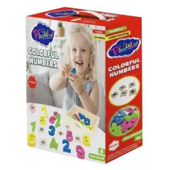 KUTUDA 26 PARÇA AHŞAP KASALI RENKLİ RAKAMLAR ONY-401