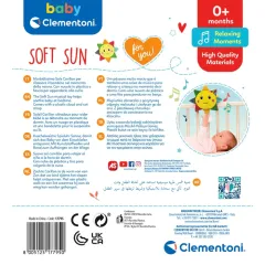 17795 Baby Clementoni - Müzikli Pelüş Güneş 0+ ay