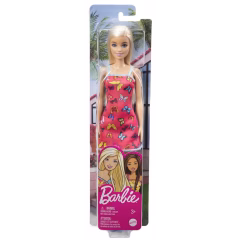 Barbie Şık Barbie Bebekler- T7439 - Pembe Elbiseli