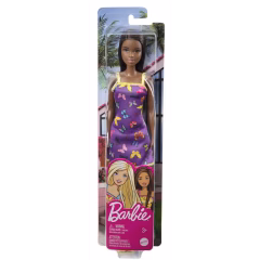 Barbie Şık Barbie Bebekler- T7439 - Mor Elbiseli