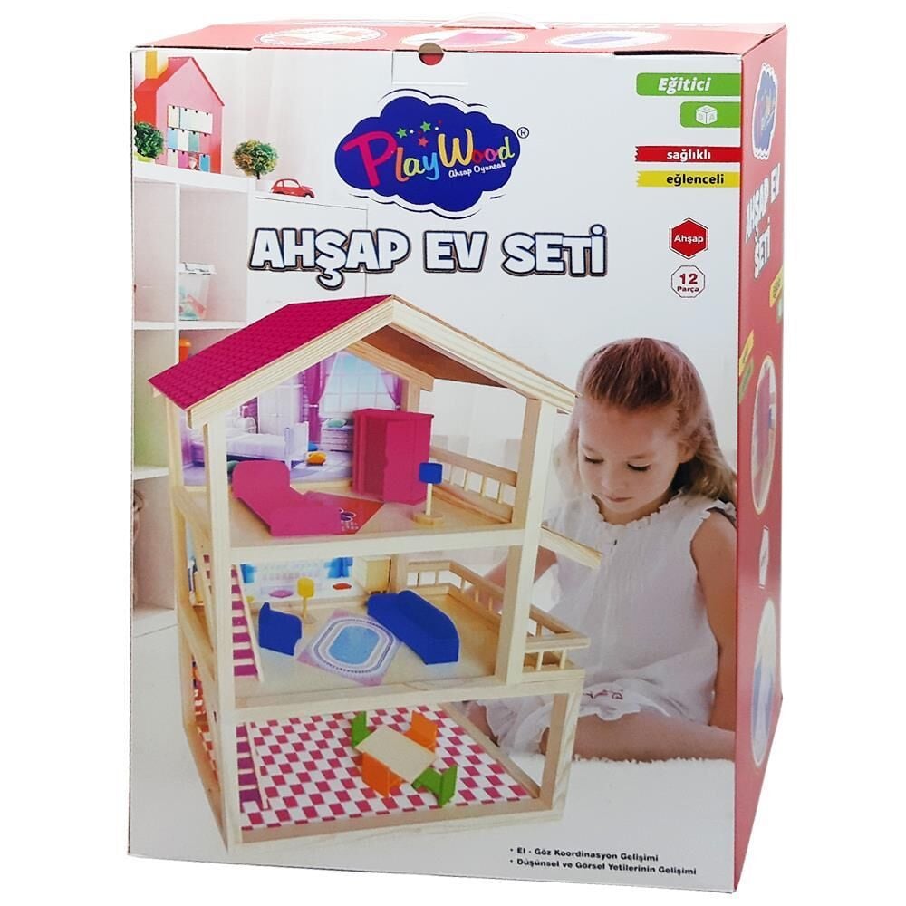 KUTUDA AHŞAP EV SETİ ONY-398